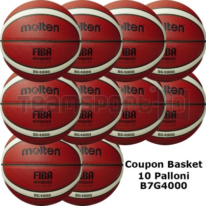 Pallone Basket Molten Maschile B7G4000 Coupon 2023 - Conf. 10 palloni