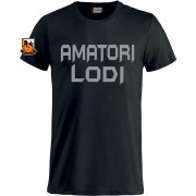 T-Shirt Ufficiale AMATORI WASKEN LODI Manica Corta Scritta Grande