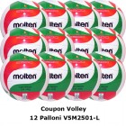 Pallone Volley Molten V5M2501-L Coupon 2022 - Conf. 12 palloni