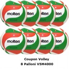 Pallone Volley Molten V5M4000 Coupon 2022 - Conf. 8 palloni