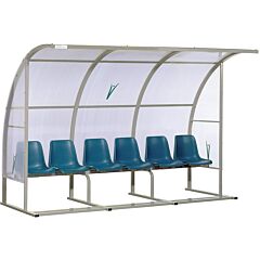 Panchina Allenatori e Riserve Schiavi Sport SEMI TRASPARENTE MT3